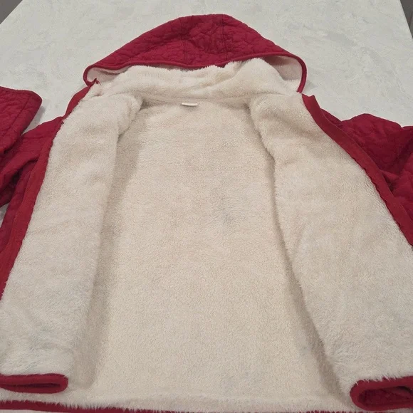 Disney MINNIE MOUSE Women's Red Puffer Jacket - Picture 7 of 8